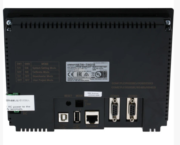 De reeks mens-machine interface 7 van NB7W-TW01B 800X480 DC24V LCD van het duimhmi het industriële touche screen scherm