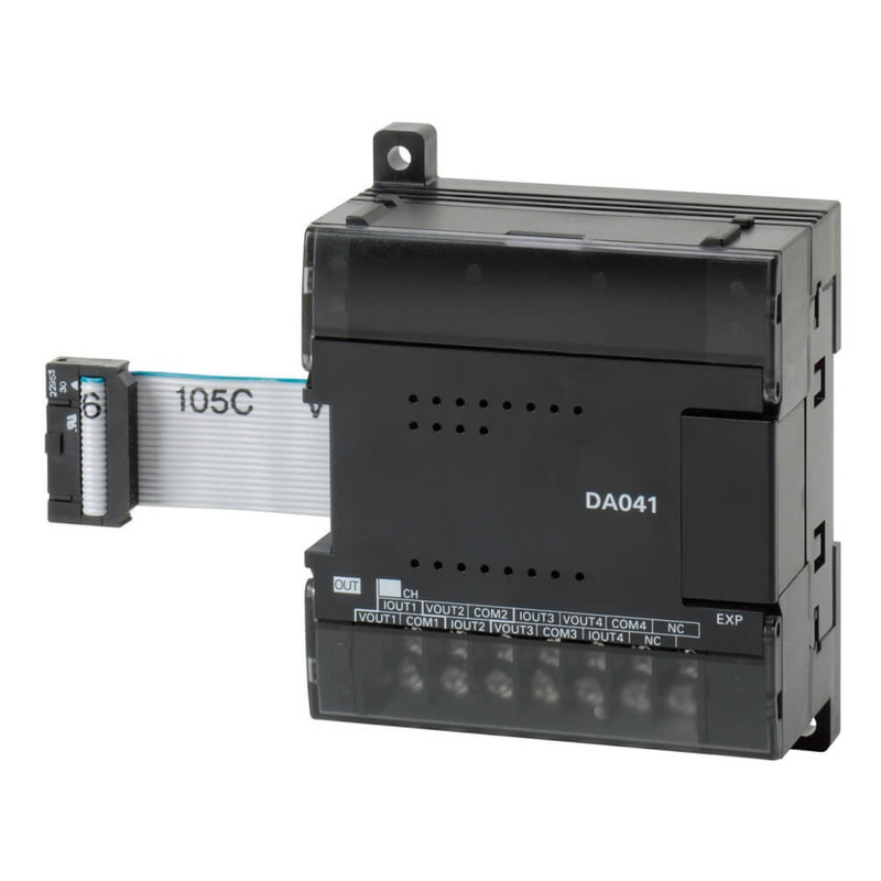 CP1W-DA041 analoge Outputeenheid, 4 Kanaaloutput, 0,124 A bij 24 V