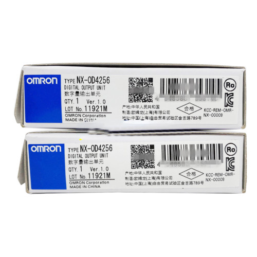 NX-OD4256 Omron Automation PLC-uitbreidingsmodule 8 transistoruitgang 12 tot 24 VDC NX-serie