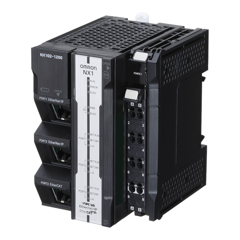 NX102-1200 Sysmac NX1 modulaire CPU met NX-controllers, Ethernet-netwerken, computerinterface