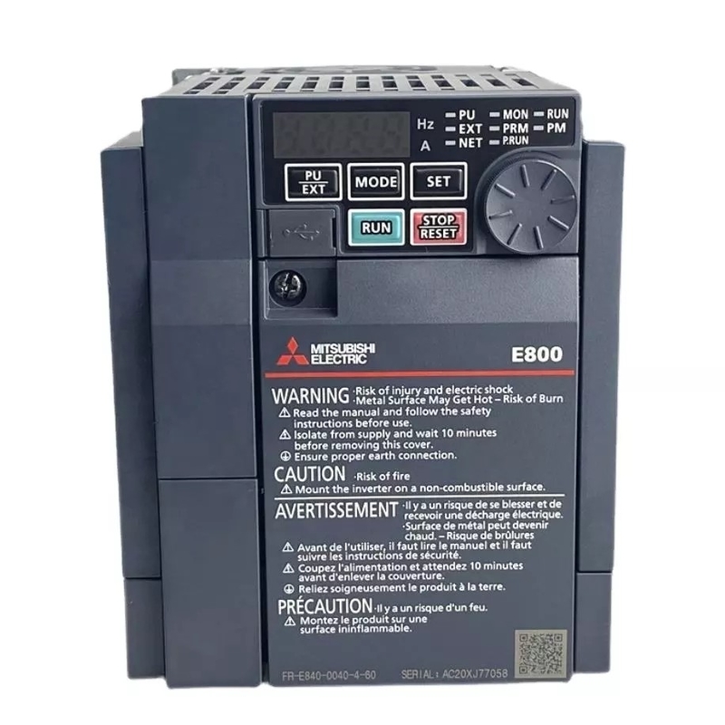 Originele Nieuwe Omschakelaar Fr-e840-0095-4-60 van 3.7KW Mitsubishi Electric REEKS Fr-E800