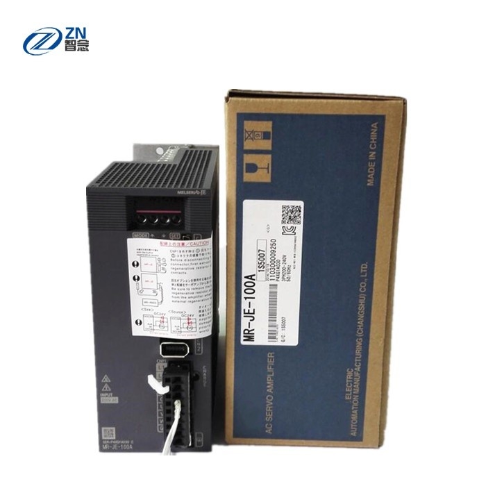 Originele PLC MITSUBISHI Servoaandrijving 3 Fase M.-je-100A 200 - 240V AC