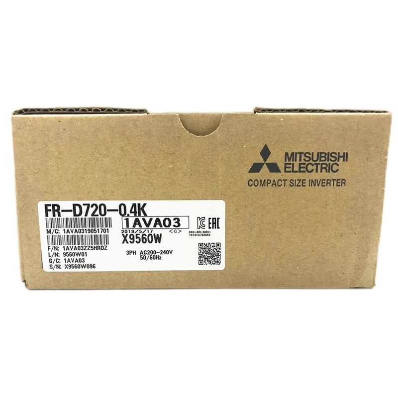 Industriële de Omschakelaarsfreqrol D700 Fr-d720-0.4K A.c Motor van Mitsubishi Electric