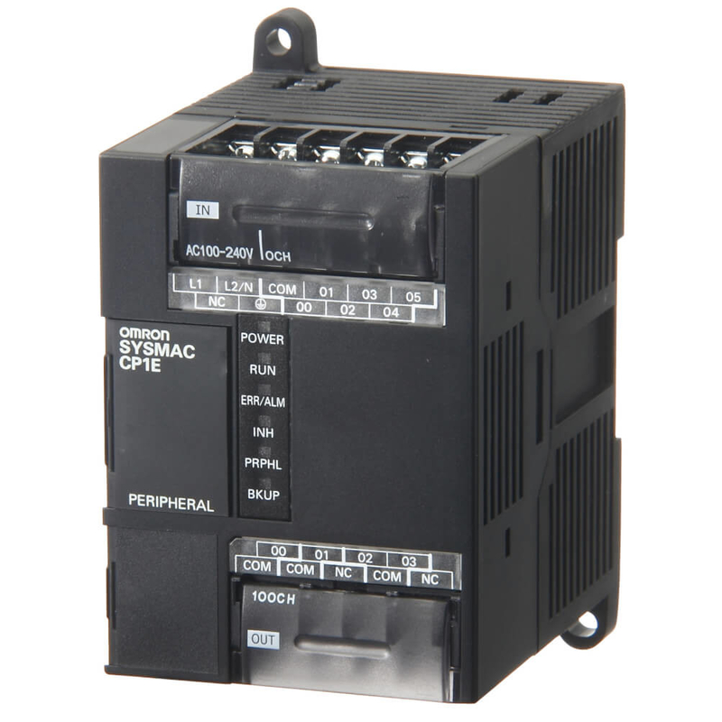 6 ingevoerde PLC CP1E van 4 Outputomron Transistor die de Voeding van cp1e-e10dt-D dalen 24VDC