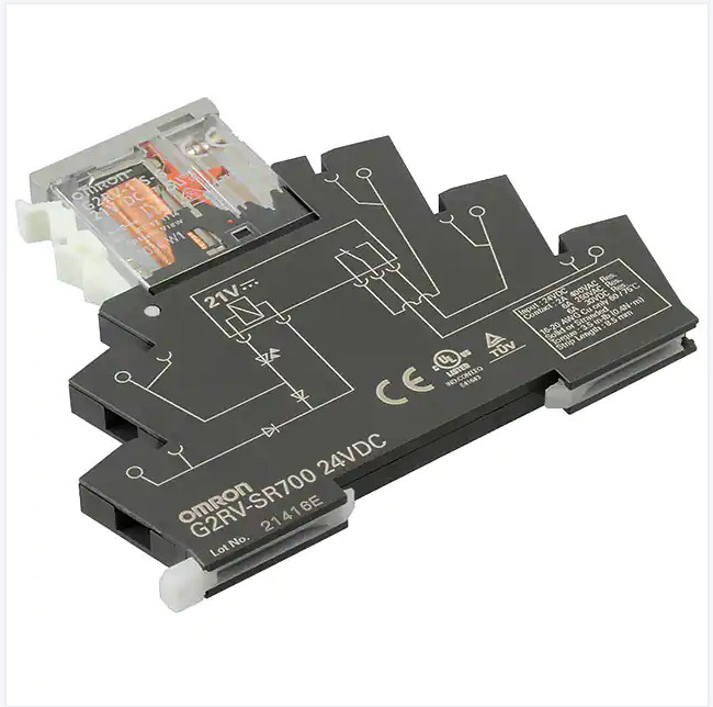 24V het Relaiscontactdoos 6A 250V AC G2RV-SR700 van gelijkstroom Omron voor G2 RA Relays