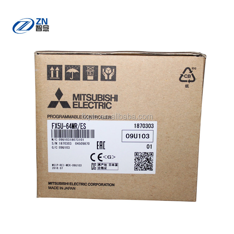 PLC van cpu Mitsubishi Module 100 - de Reeks IQ-F FX5U-64MT/ESS van 240V AC MELSEC