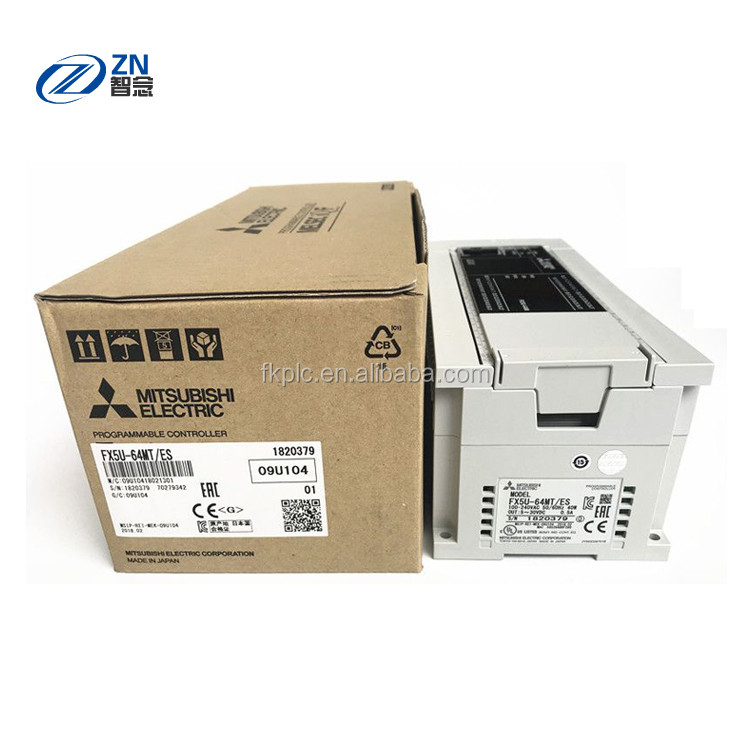 PLC van cpu Mitsubishi Module 100 - de Reeks IQ-F FX5U-64MT/ESS van 240V AC MELSEC