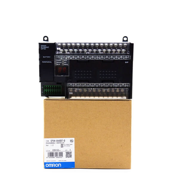 24V gelijkstroom-Inputplc Omron cp1h-xa40dt-D cpu 20K Stappen32k Woorden