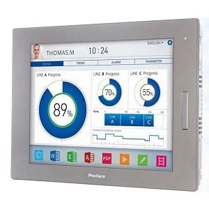 PFXSP5700TPD Proface HMI 15 PLC TFT van de Duimgp4000 Reeks Kleur LCD